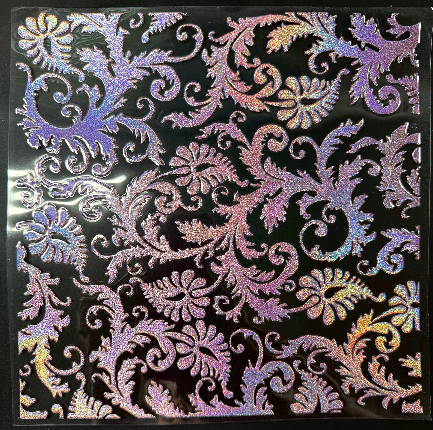 PURPLE PINK HOLO TOOLED ELEMENT