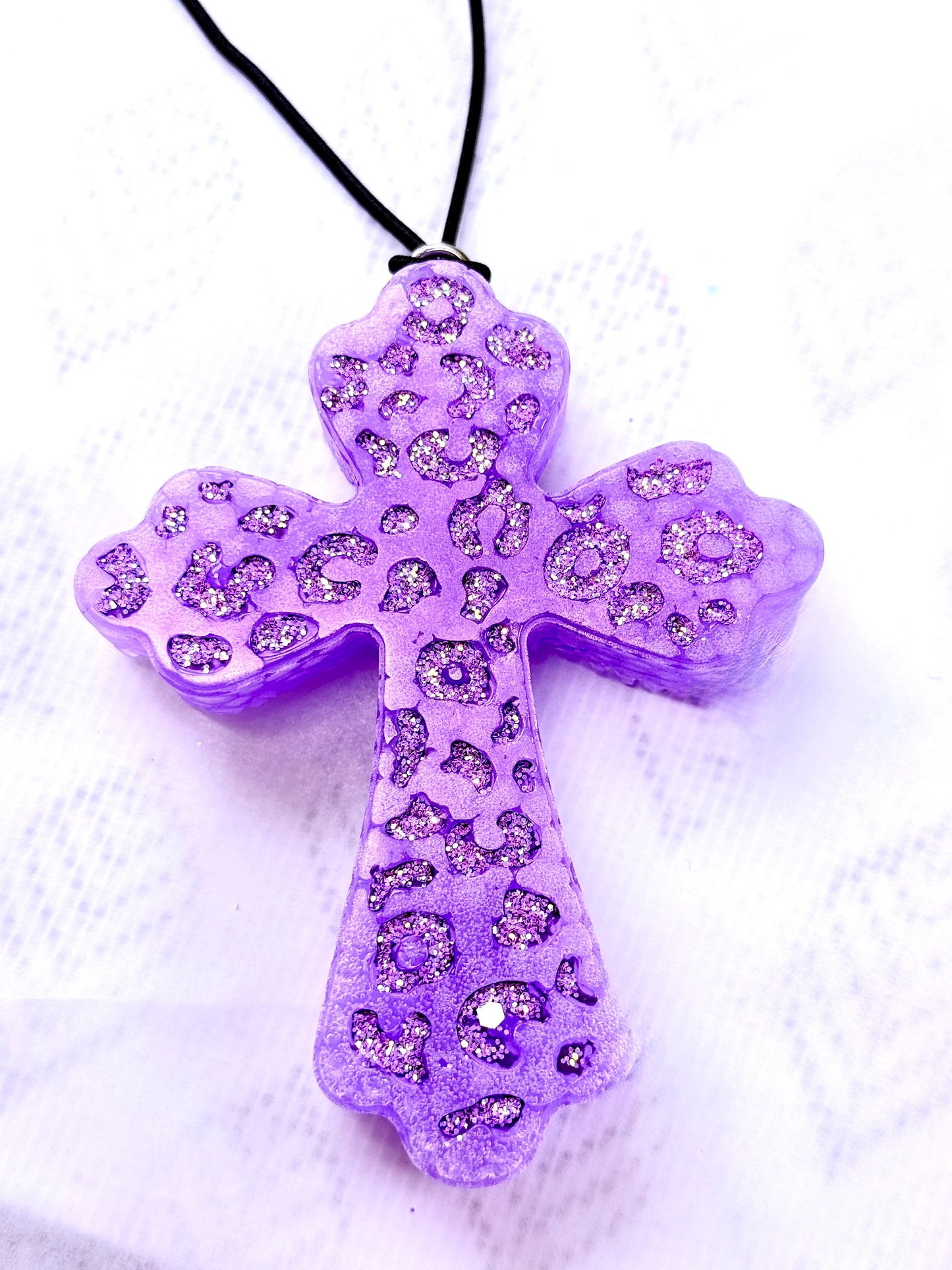 Car Freshies- Leopard Cross