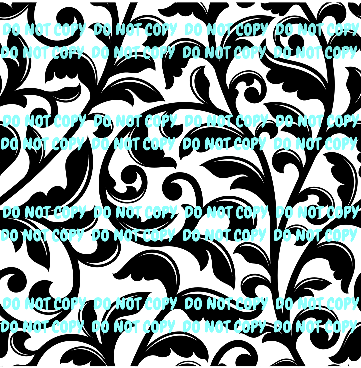 BLACK TOOLED LEATHER