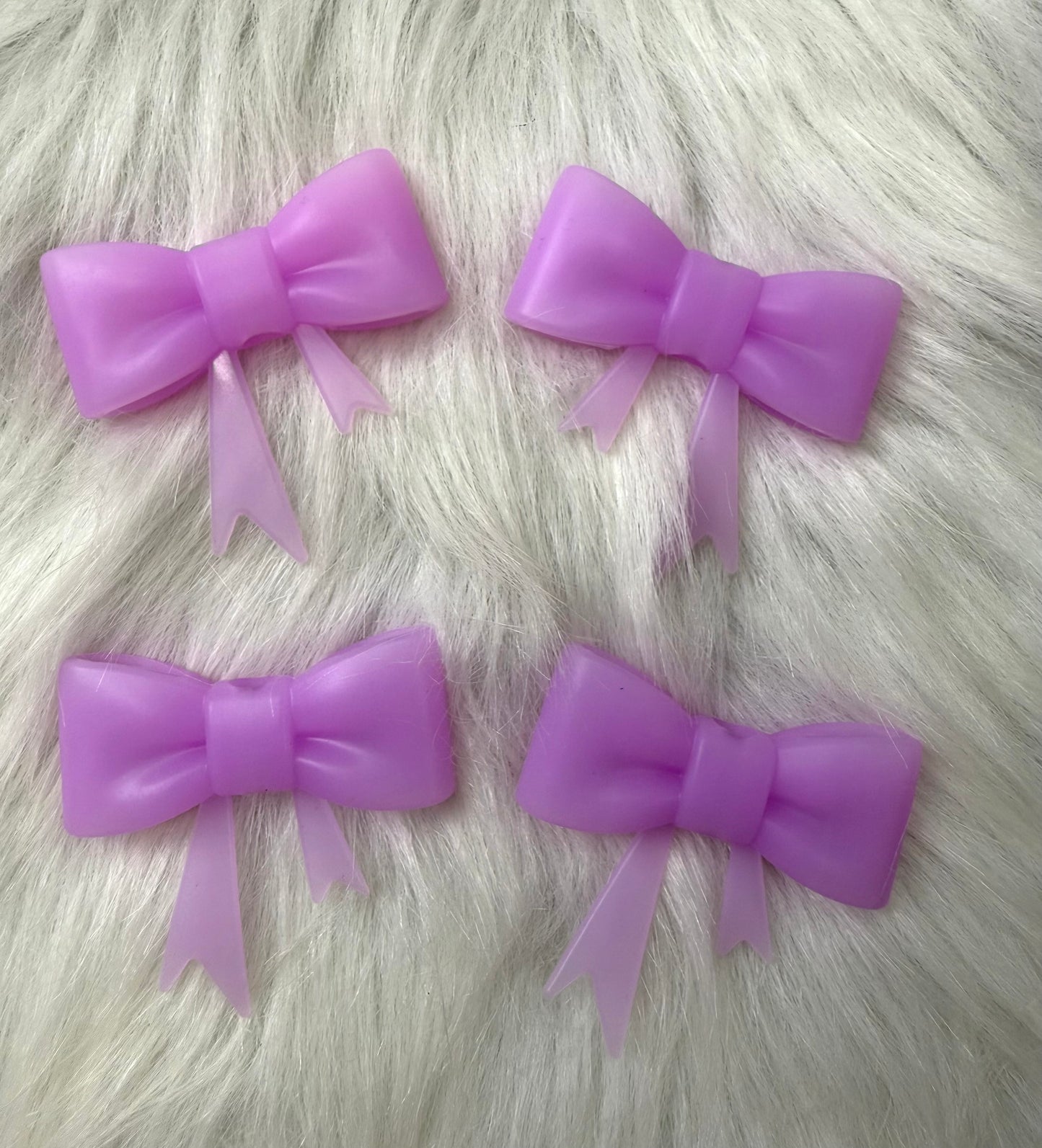 PURPLE GLOW BOW