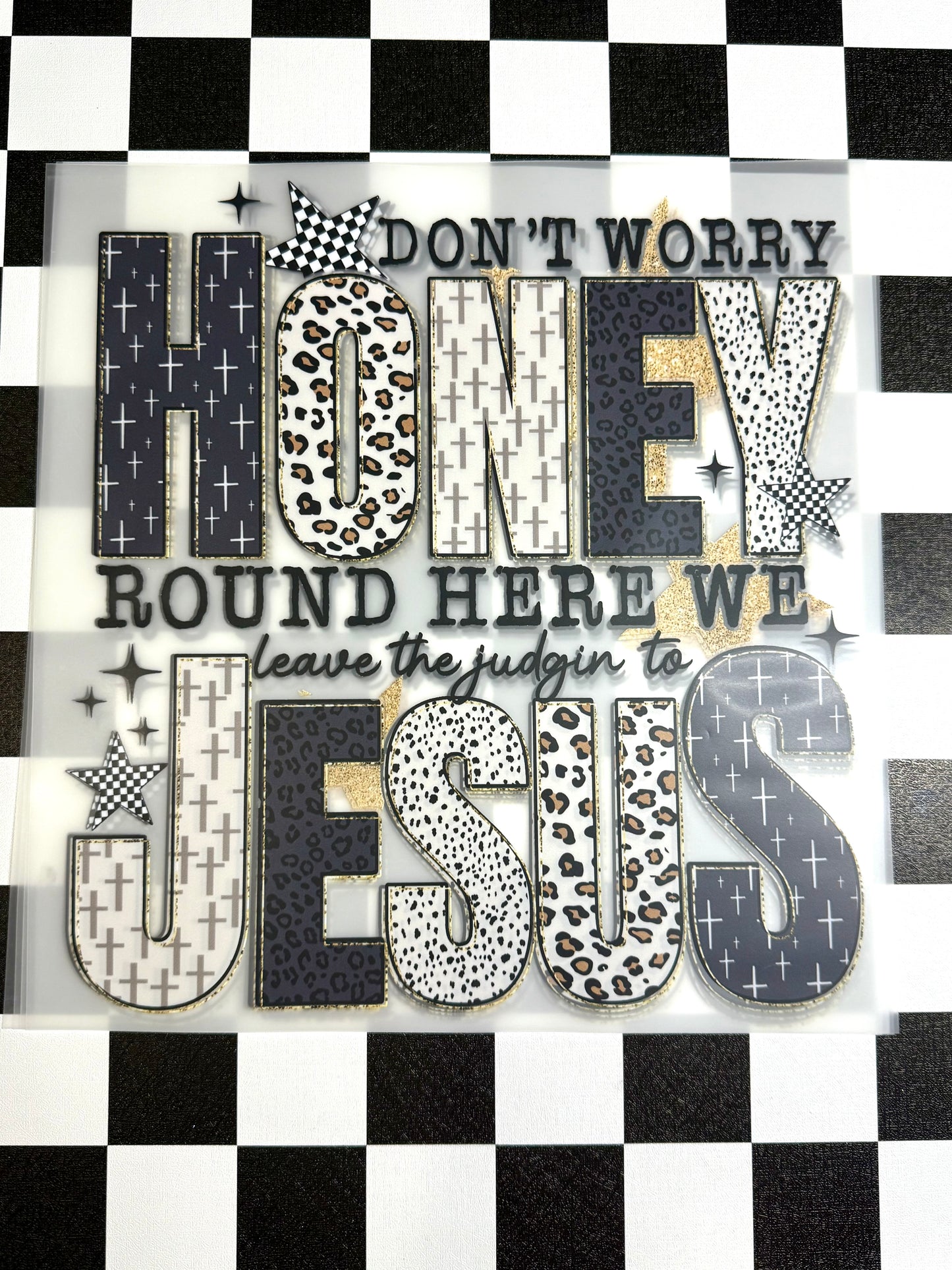 LEAVE THE JUDGIN TO JESUS