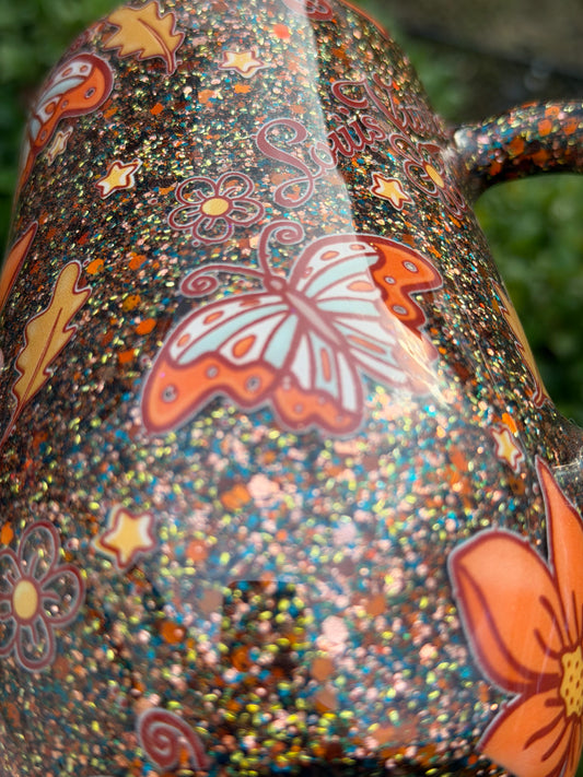 Boujee Butterfly -16oz Coffee Tumbler