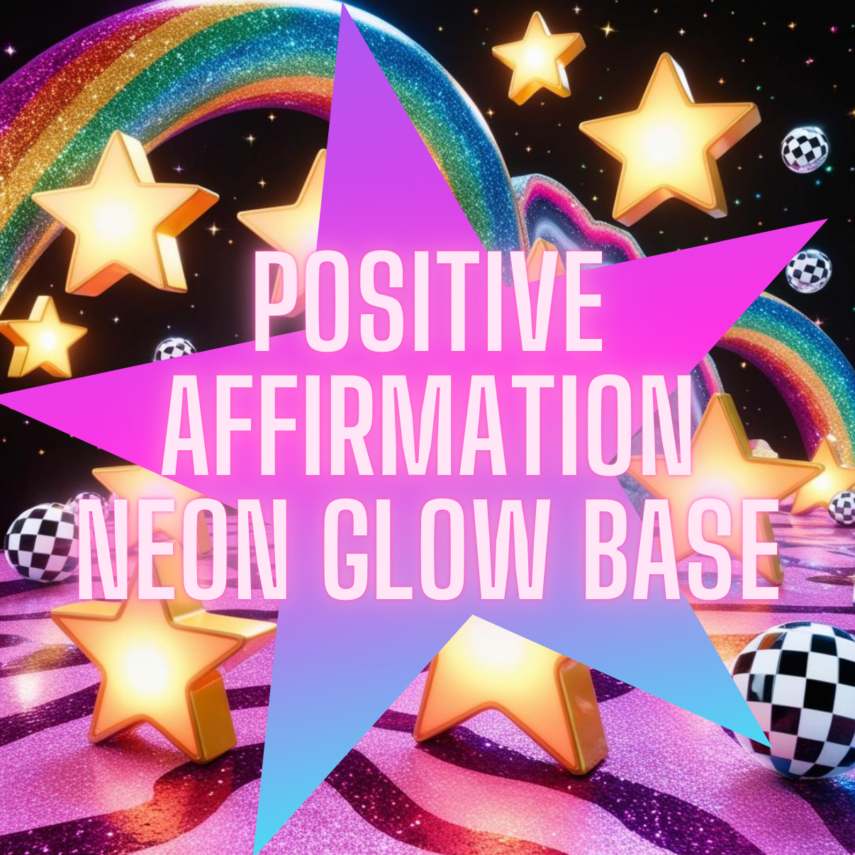 Positive Affirmation Neon Glow-40oz Tumbler- Pre Order