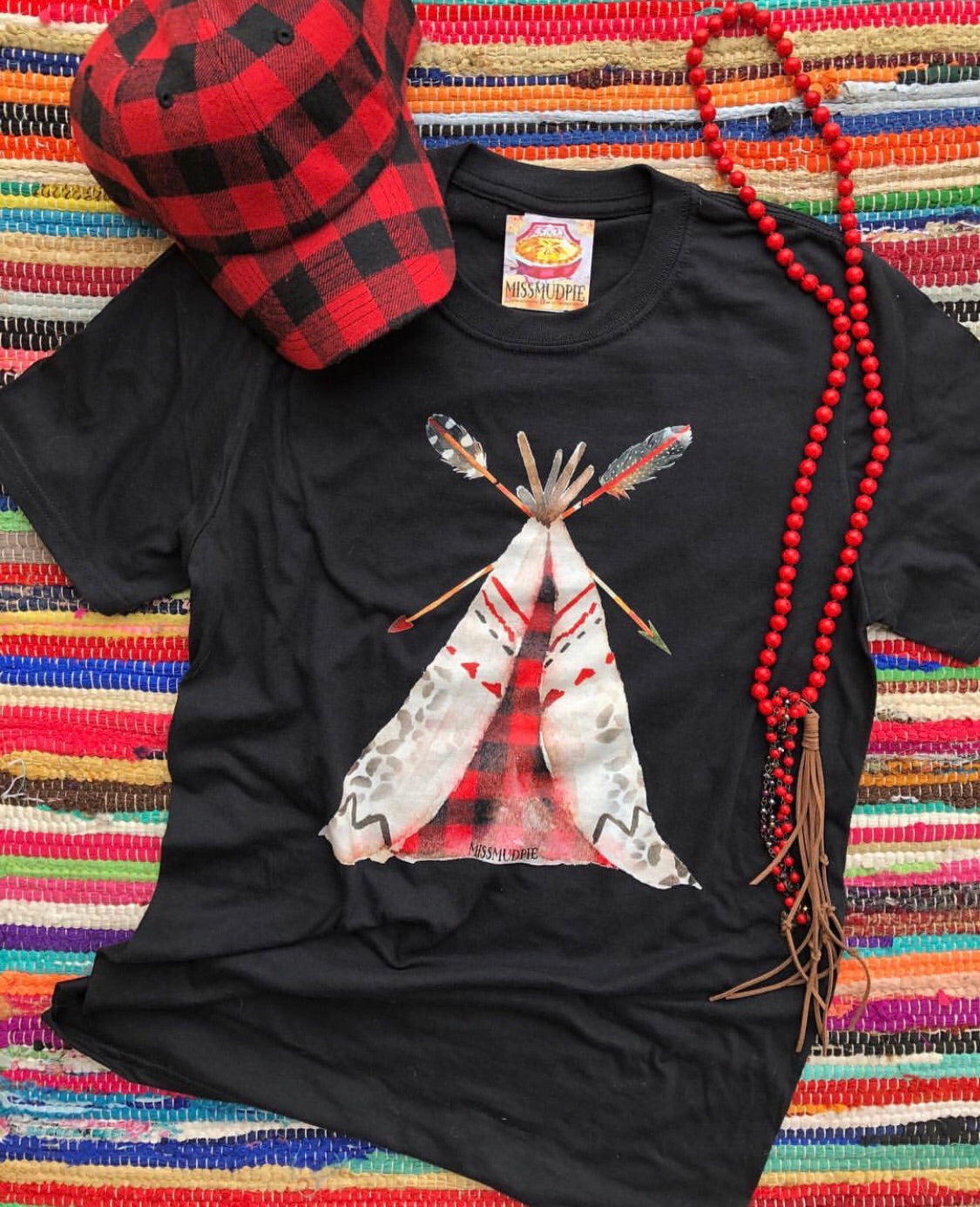 Buffalo Plaid Tee Pee