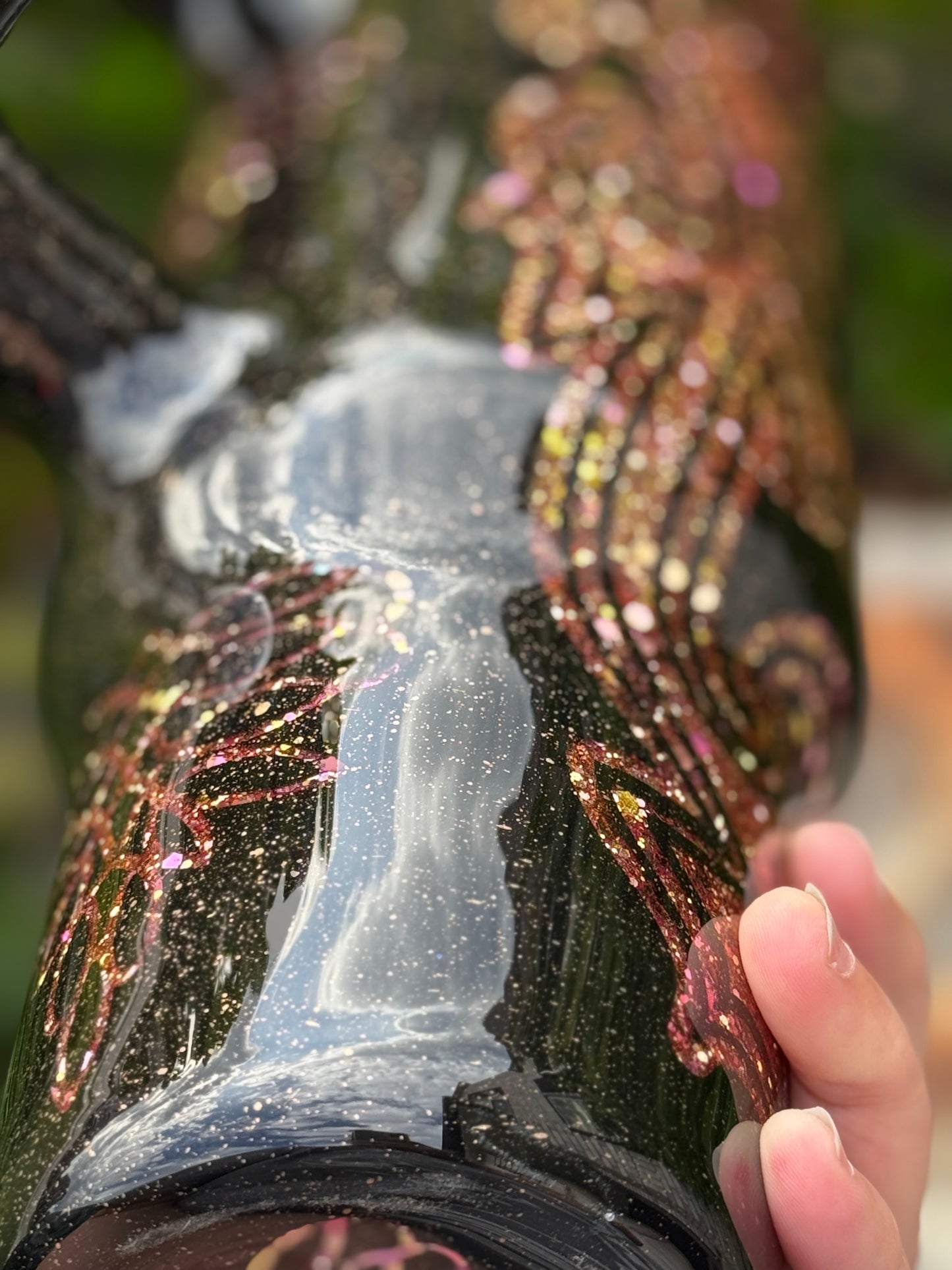 40oz Handle Tumbler-Boujee Cowgirl