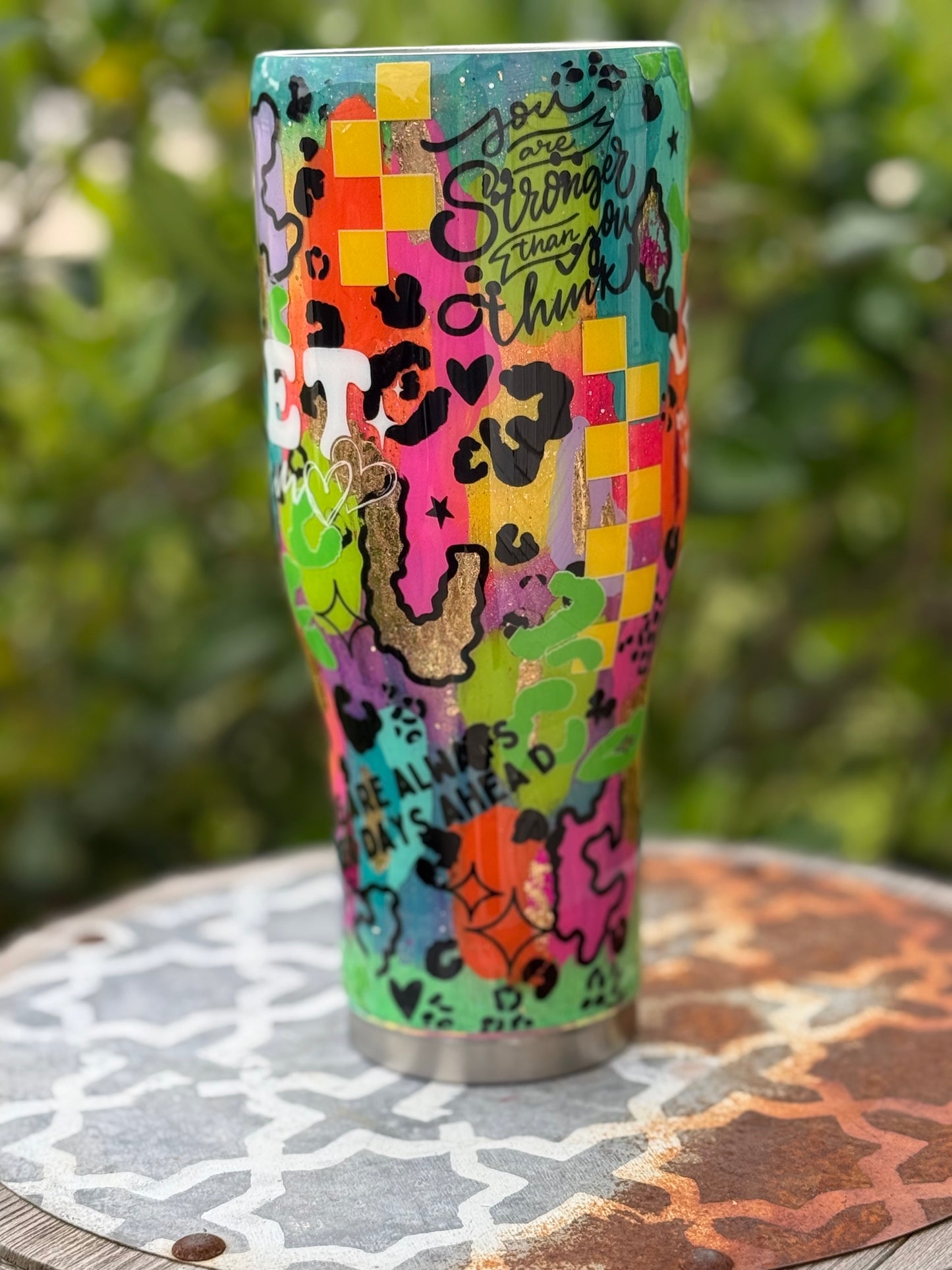 40oz Tumbler- Modern Curve Let Them