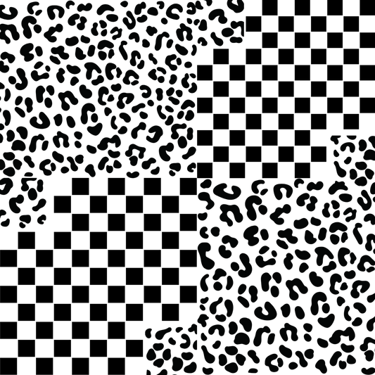 CHECKERD LEOPARD