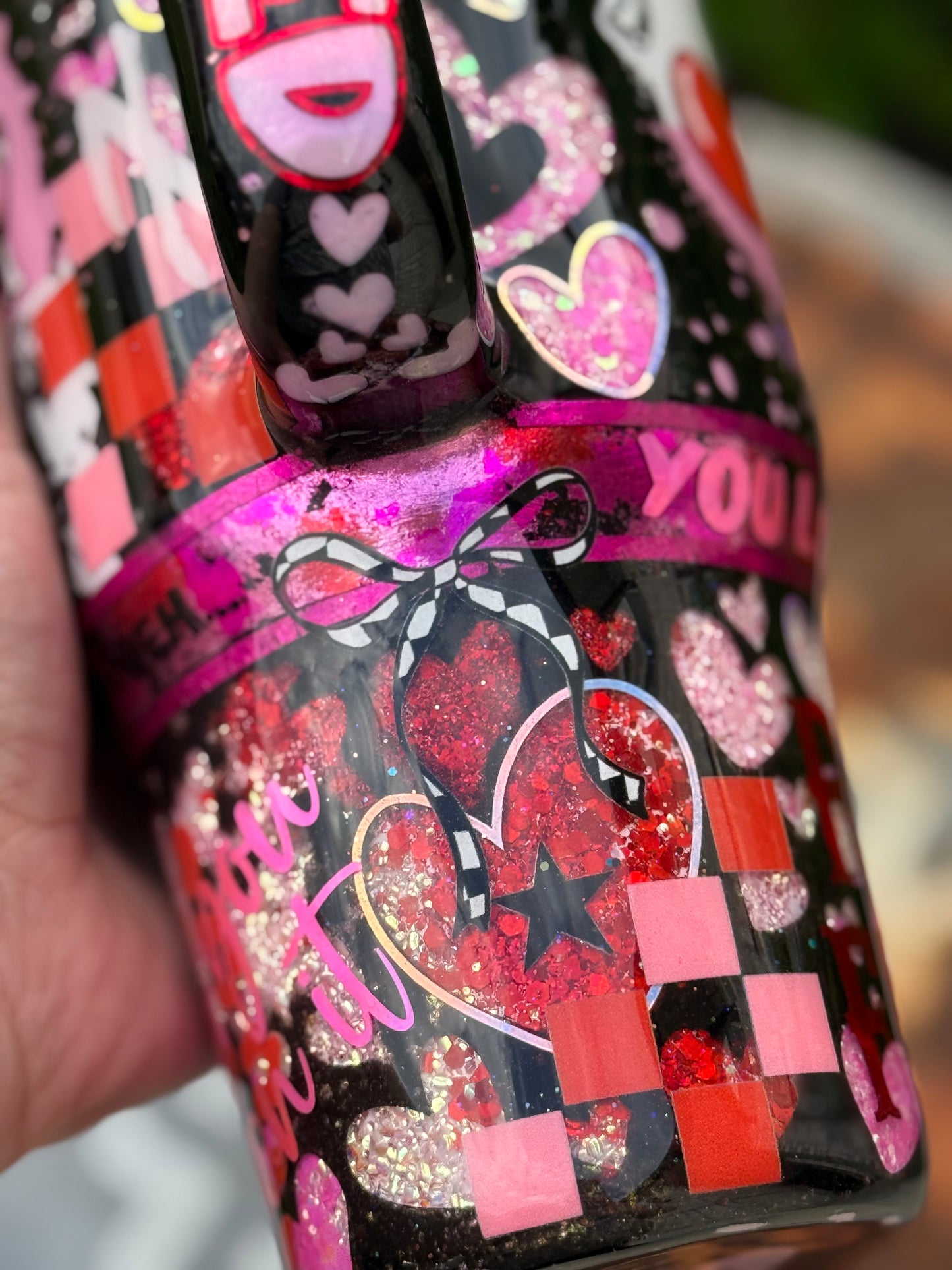 40oz Handle Tumbler-Loved