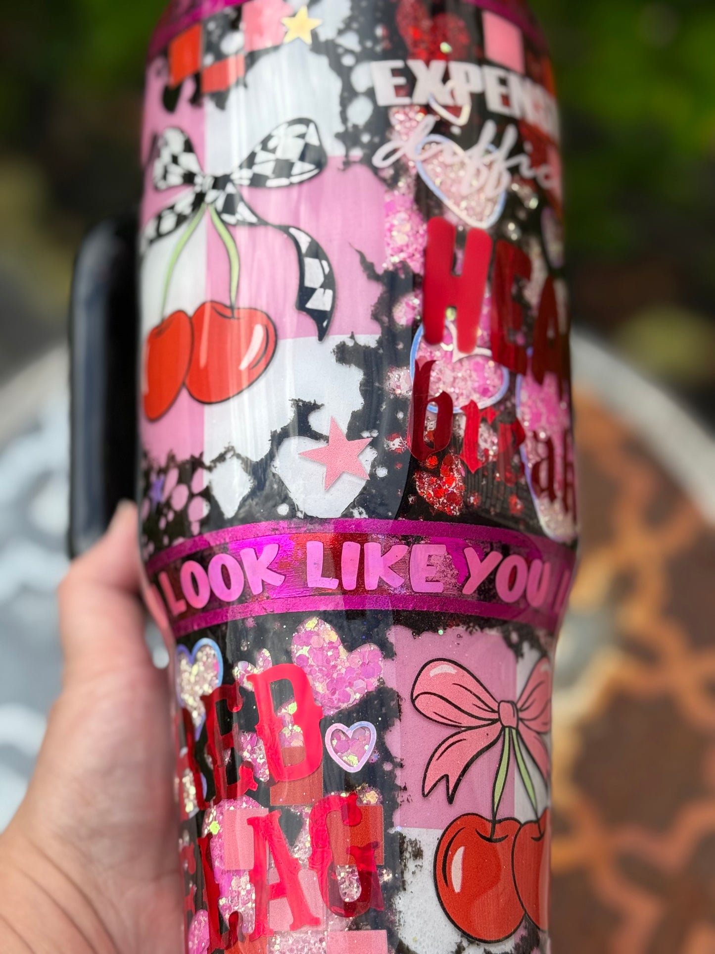 40oz Handle Tumbler-Loved