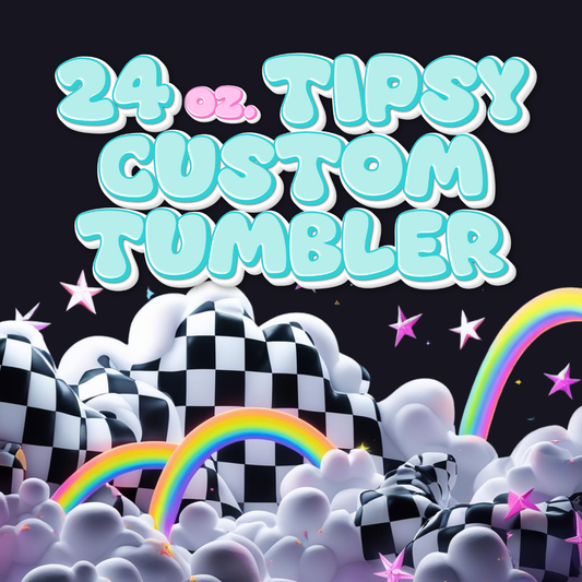 24oz Tipsy Custom Tumbler