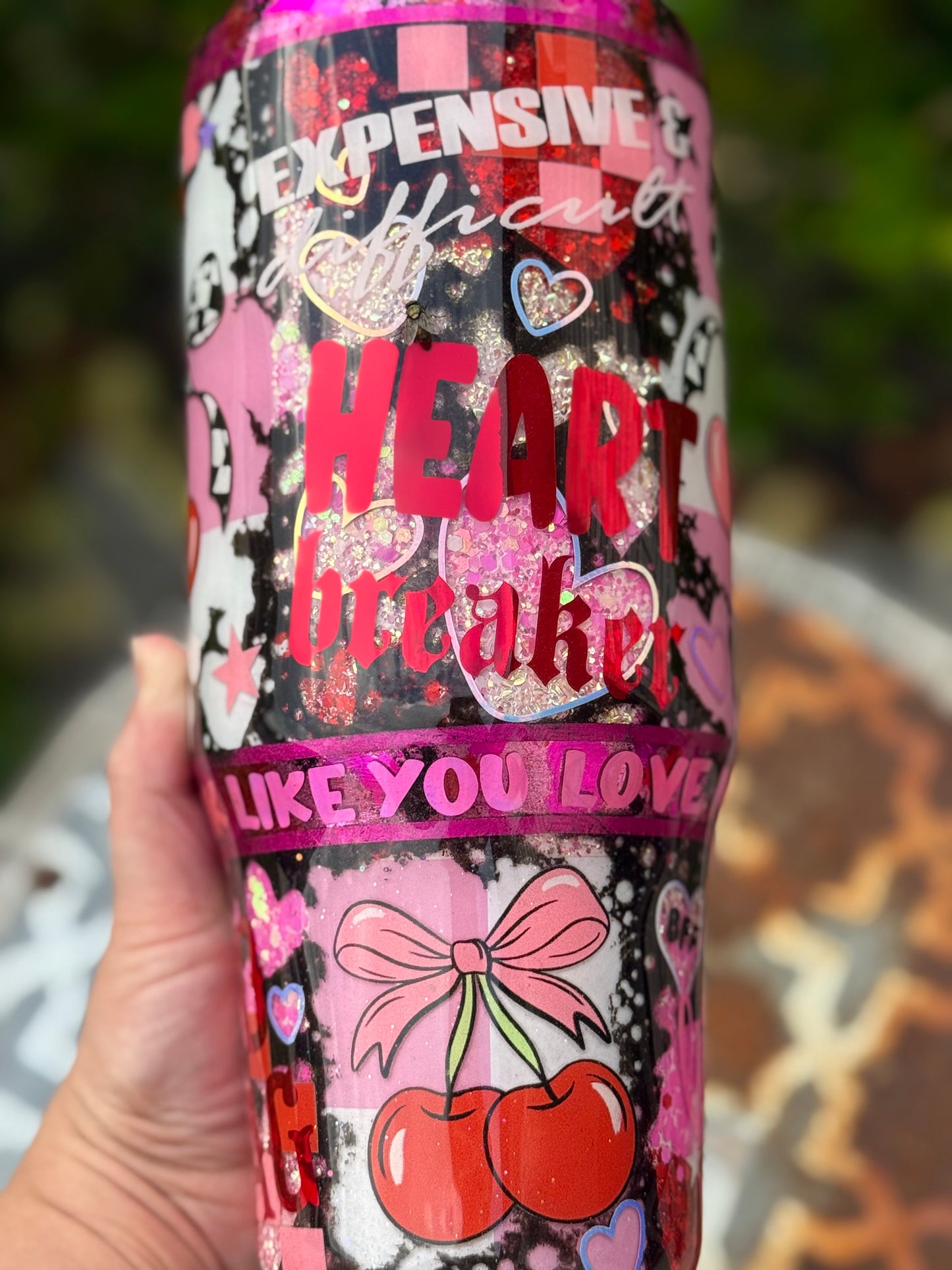 40oz Handle Tumbler-Loved