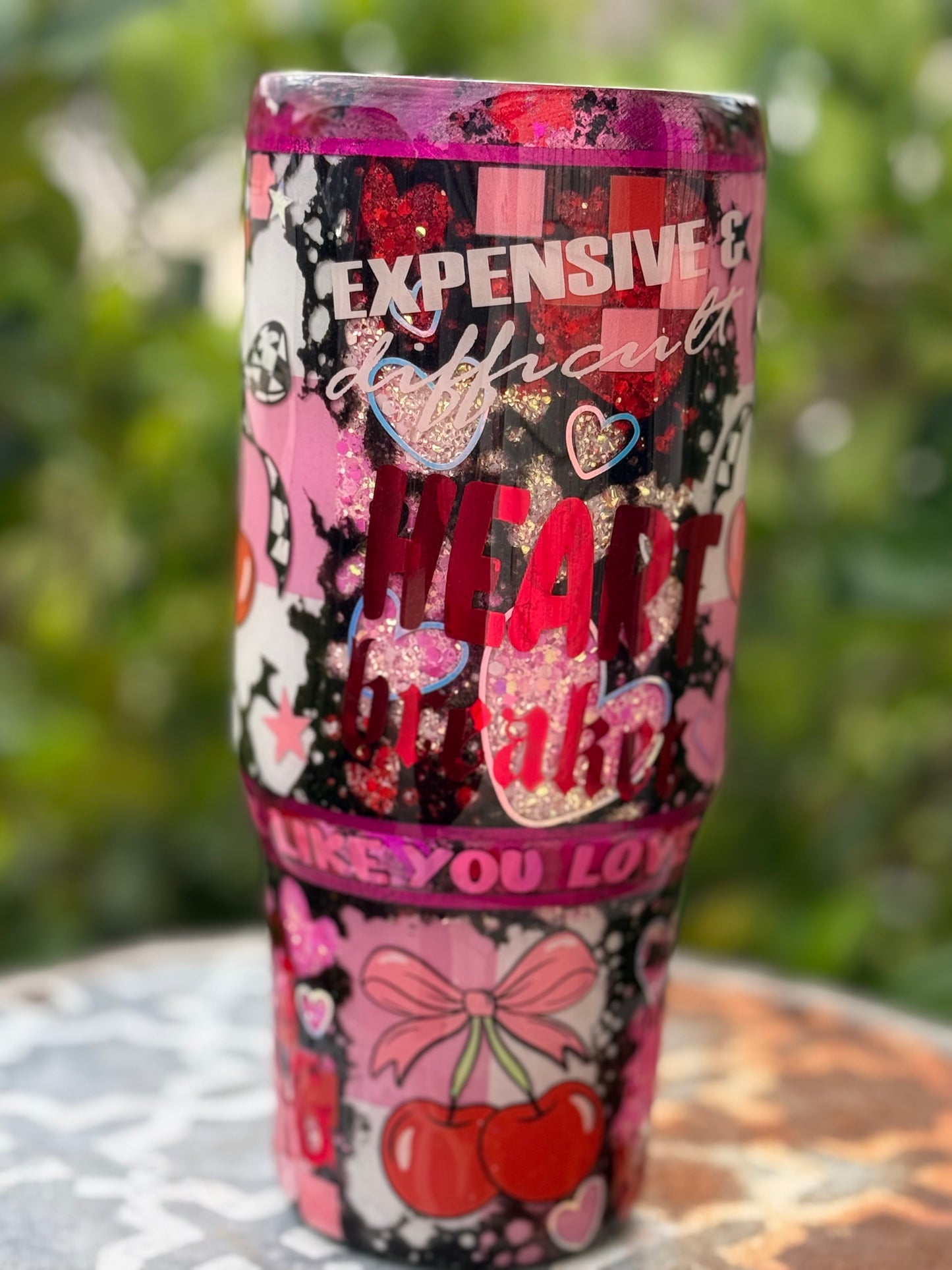40oz Handle Tumbler-Loved