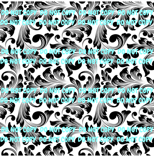 BLACK BOUJEE TOOLED LEATHER