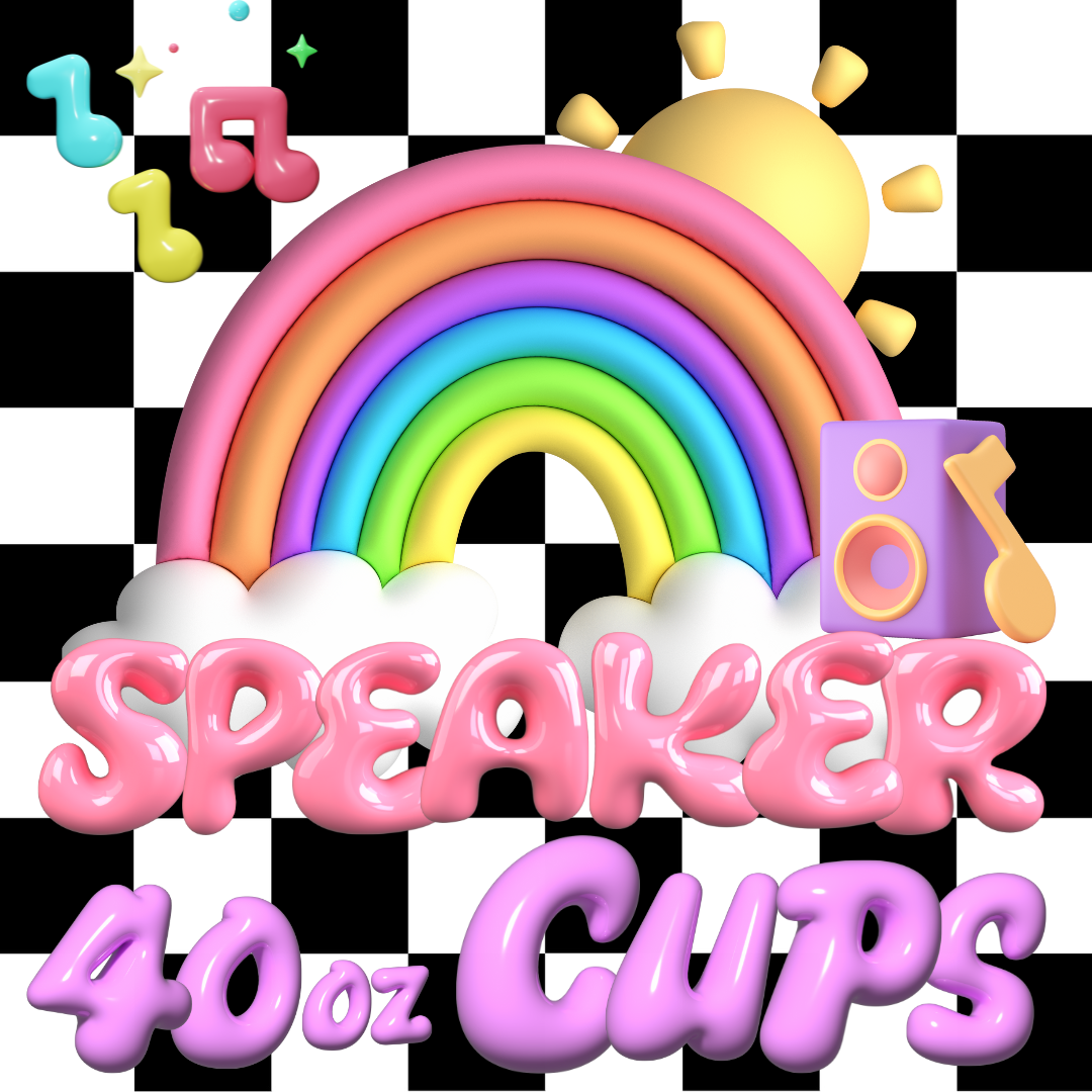 40oz Custom Speaker Bluetooth Cups