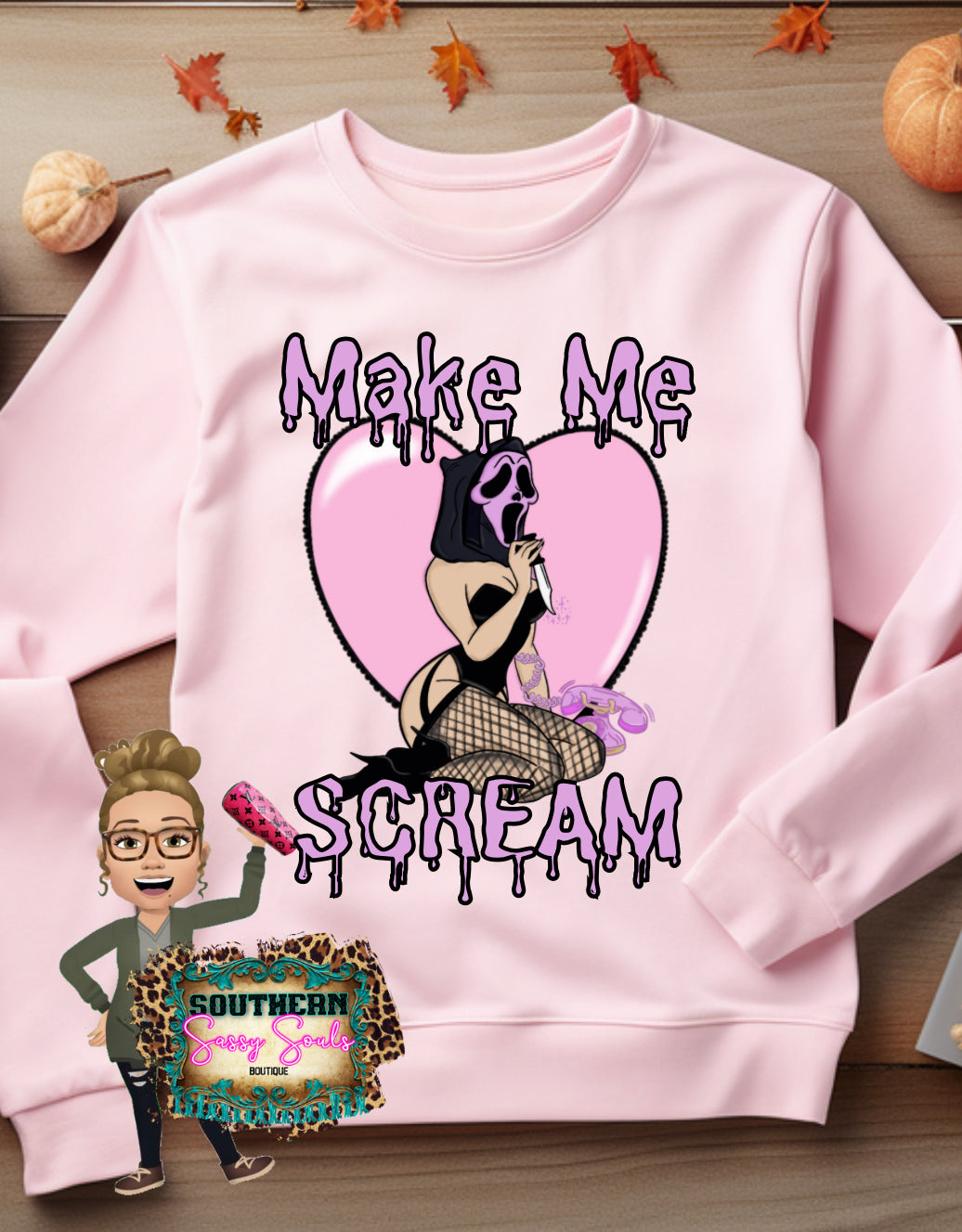 Pre Order- Make Me Scream Sweatshirt