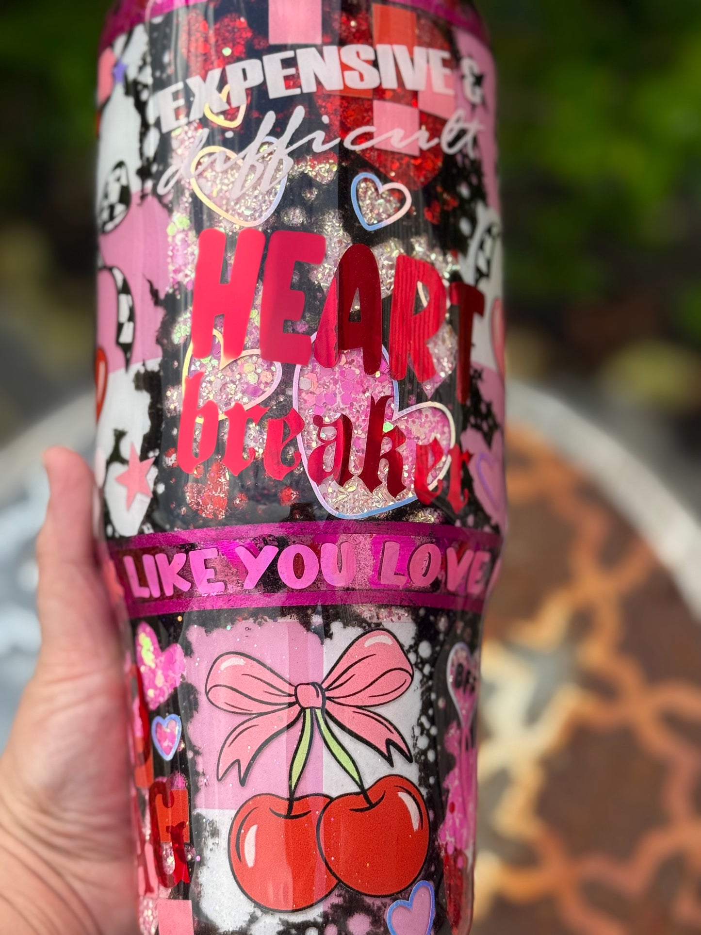 40oz Handle Tumbler-Loved