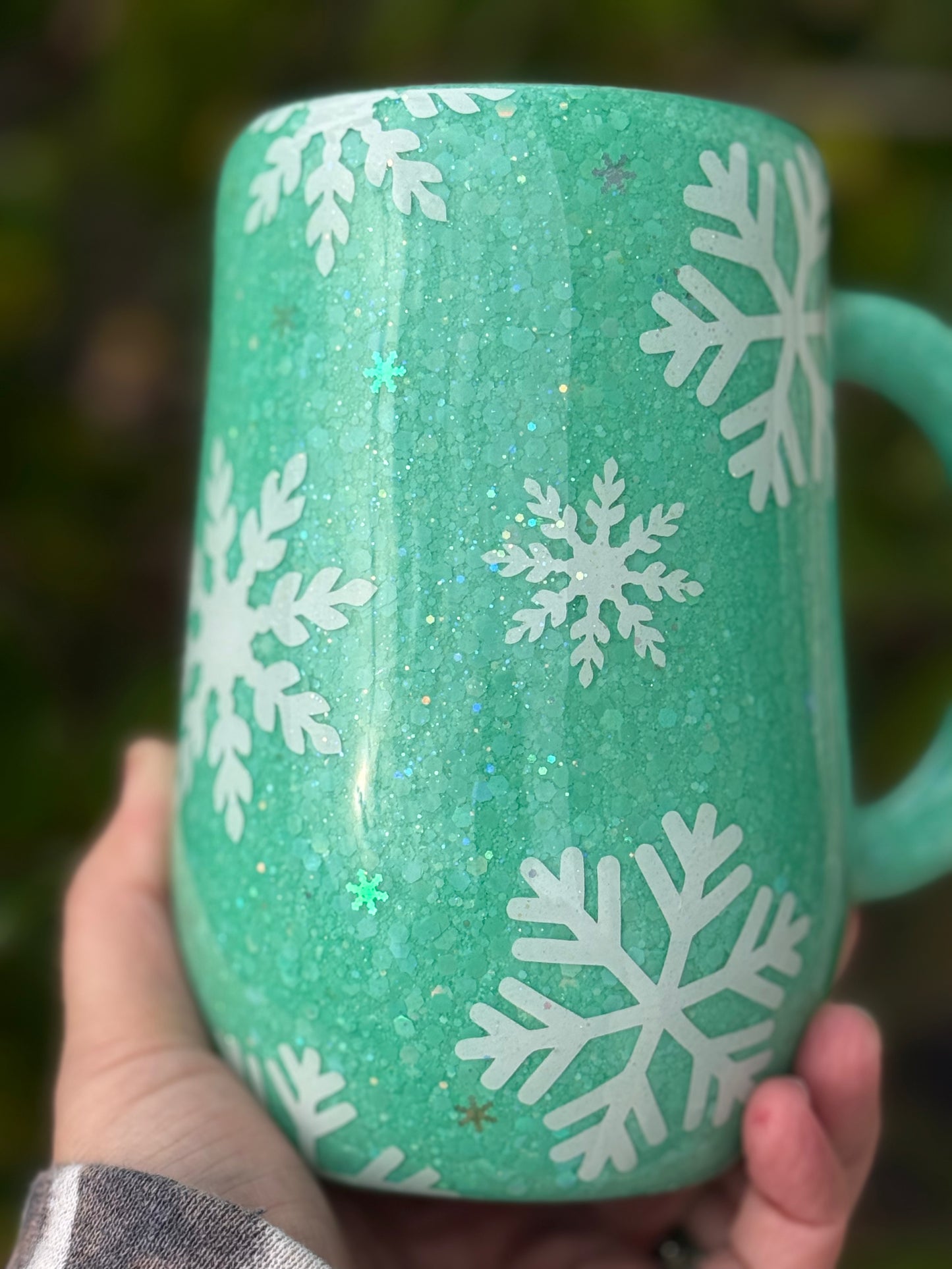 Pinky Floral Greenman-16oz Coffee Tumbler