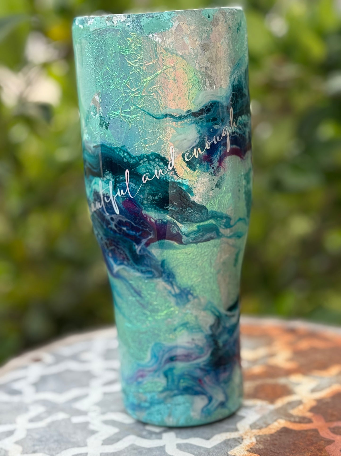 40oz Tumbler- Modern Curve Amazing Beautiful