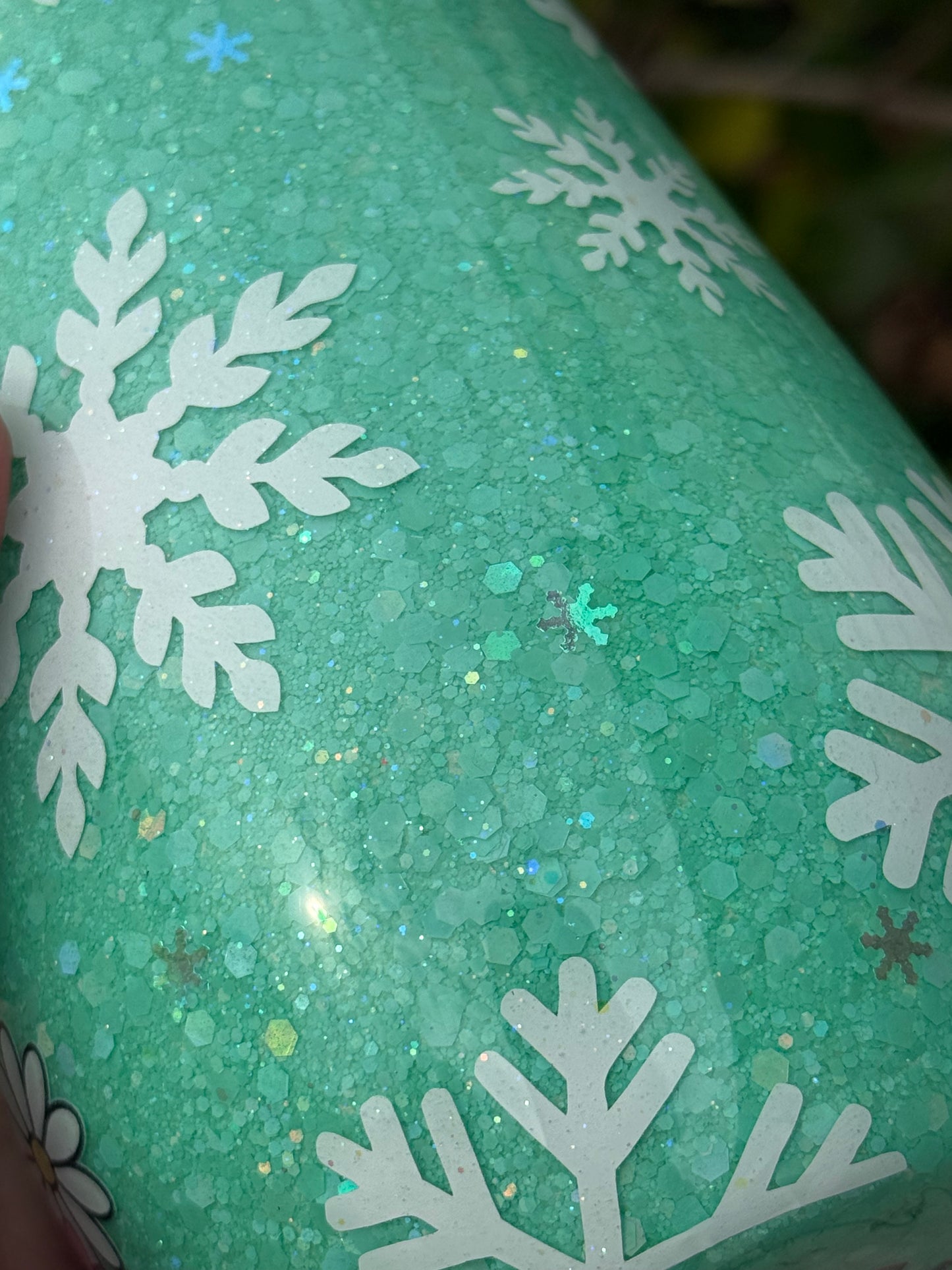 Pinky Floral Greenman-16oz Coffee Tumbler