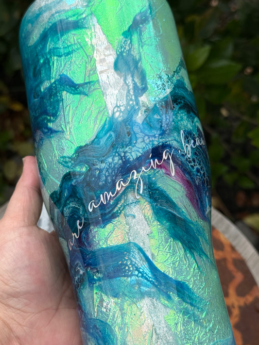 40oz Tumbler- Modern Curve Amazing Beautiful