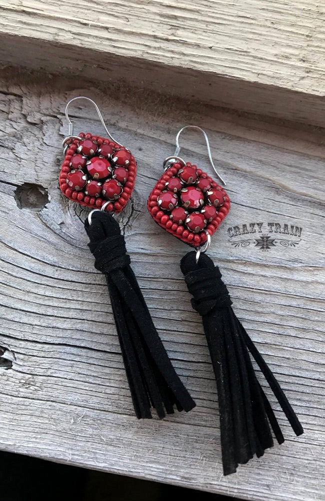 CRAZY TRAIN Candy Fringe Earrings